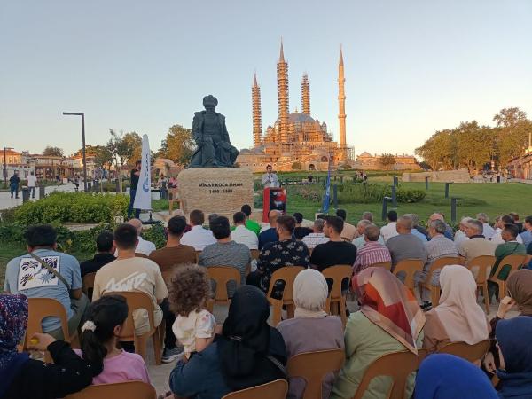 Kur'an'a yapılan saldırılar, Edirne’de protesto edildi