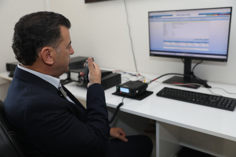 Kapaklı Belediye Başkanı Mustafa Çetin Yangın Söndürme Çalışmalarını Takip Ediyor