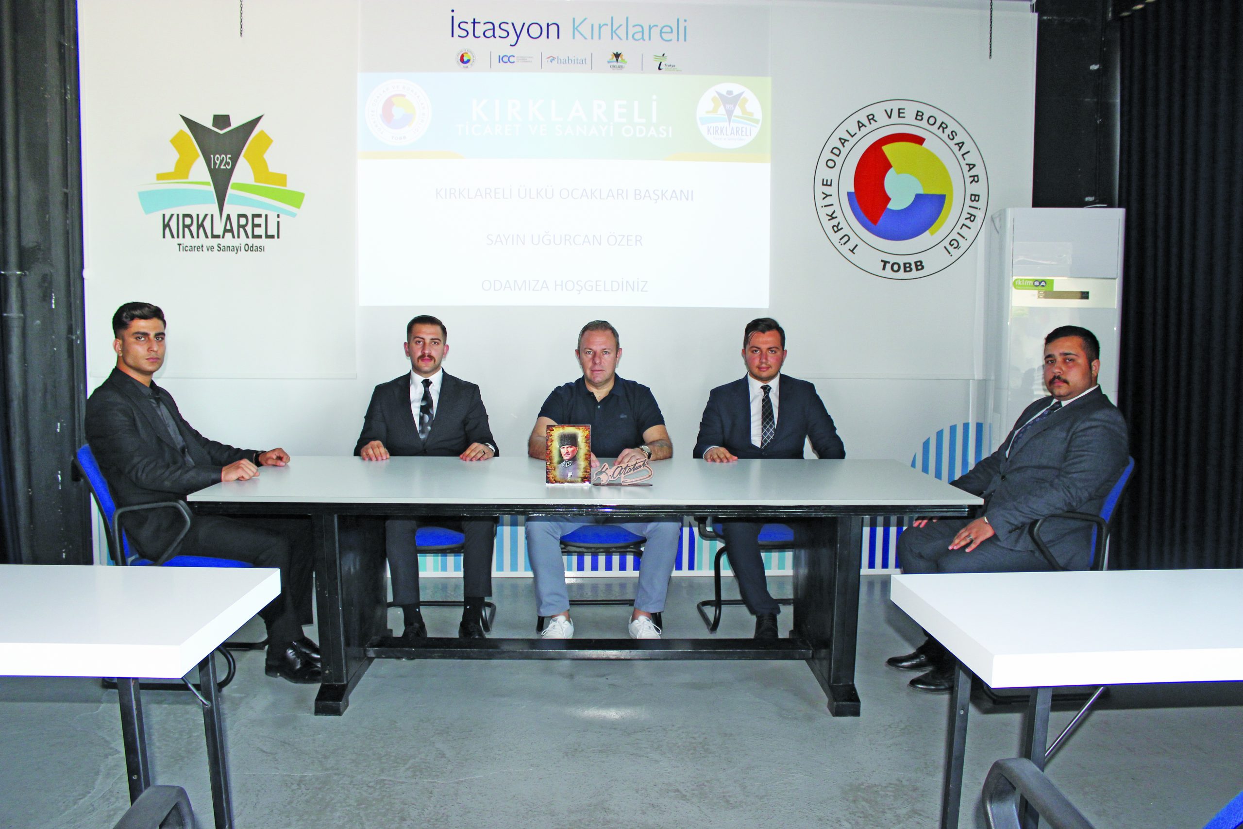 Ülkü Ocakları Başkanı Uğurcan Özer Başkan Ilık’ı Ziyaret Etti