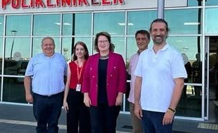 Lüleburgaz Devlet Hastanesi’ni ziyaret ettiler