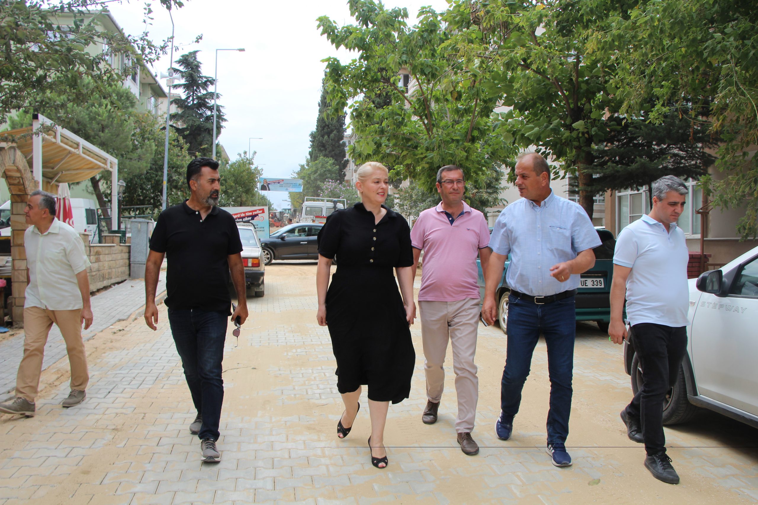 Başkan Becan Yol Çalışmalarını İnceledi