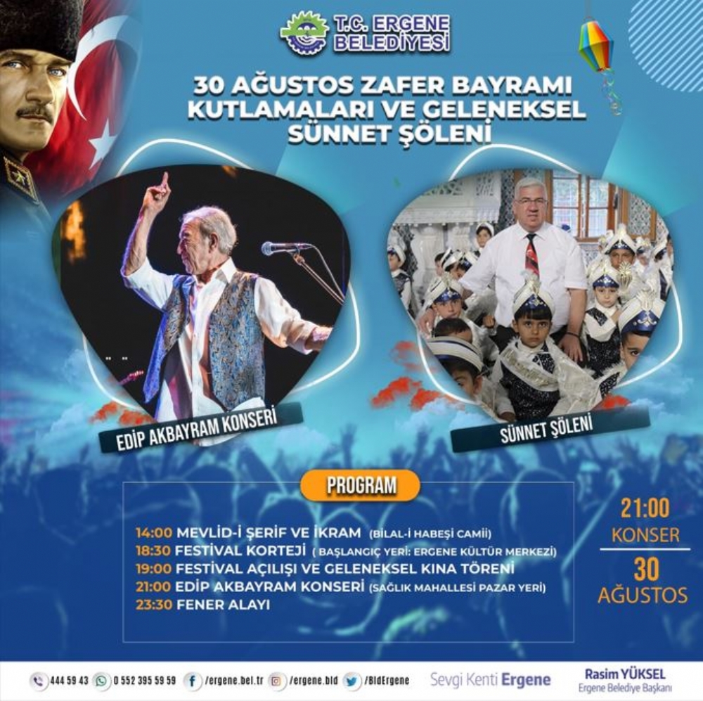 Ergene’de 30 Ağustos 