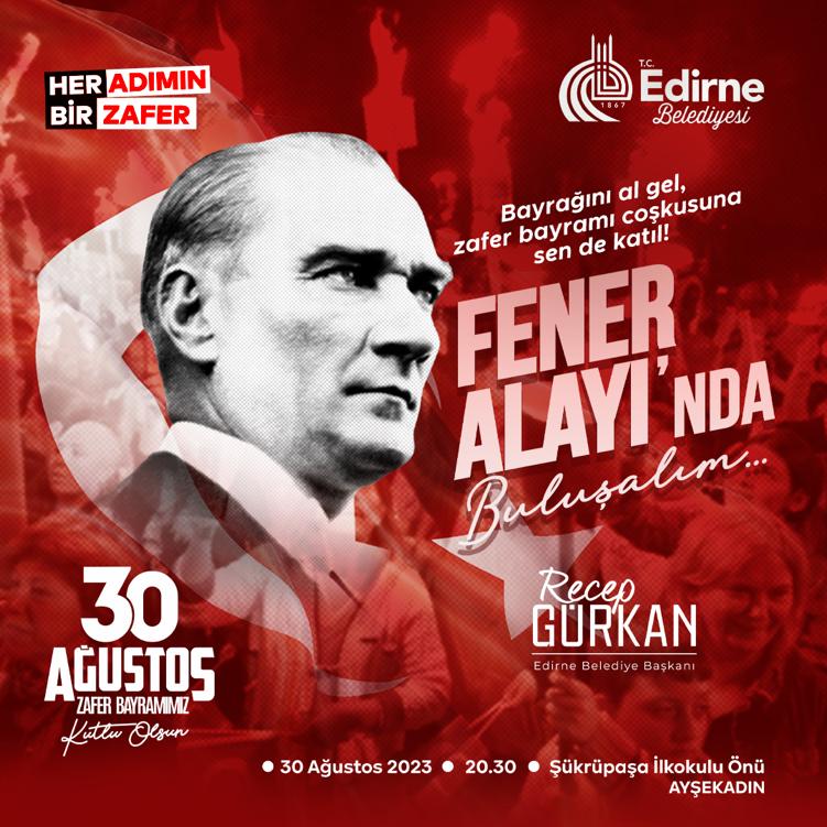 Edirne Belediyesi’nden Zafer Yürüyüşü