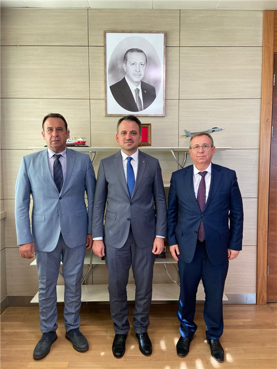 Rektör Tabakoğlu Gençlik Ve Spor Bakan Yardımcısı Eminoğlu’nu Ziyaret Etti