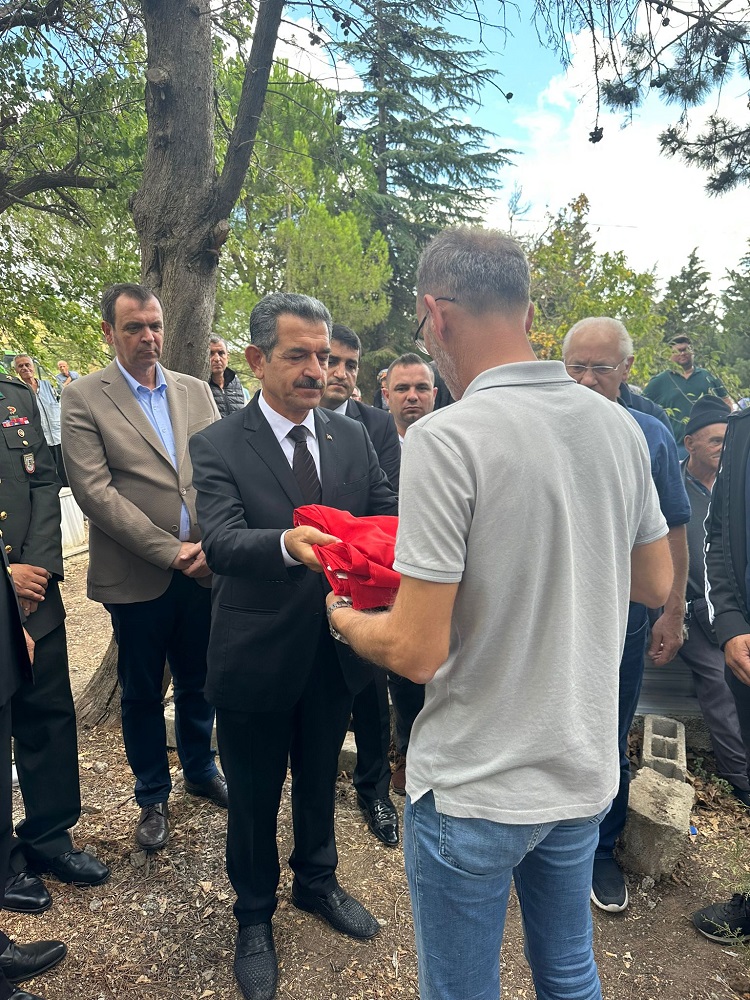 Kıbrıs Gazisi son yolculuğuna uğurlandı