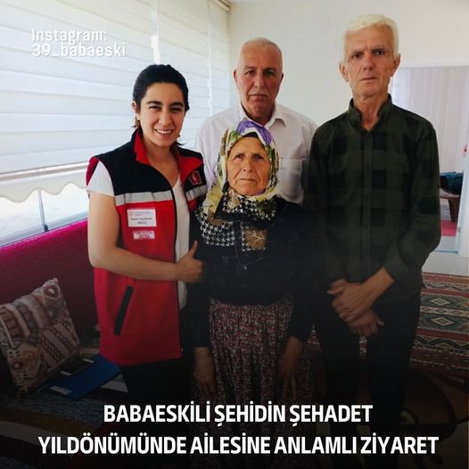 Şehadet Yıldönümünde Ailesine Anlamlı Ziyaret