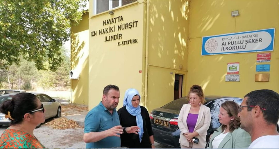 Alpullu'da Yeni eğitim yılı öncesi sorunlar yerinde incelendi