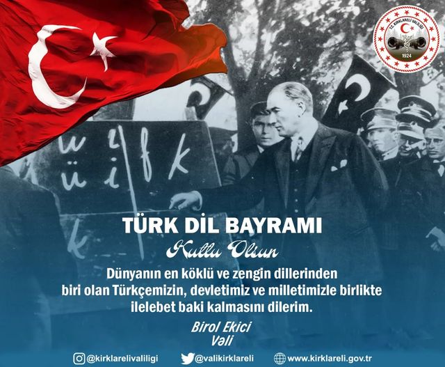 Türk Dil Bayramı kutlu olsun!
