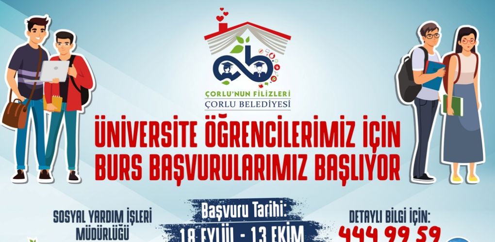 "Çorlu’nun Filizleri" İçin Yeni Burs Başvuru Dönemi Başlıyor