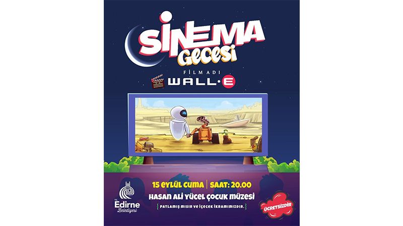 Edirne Belediyesi'nden Sinema Gecesi