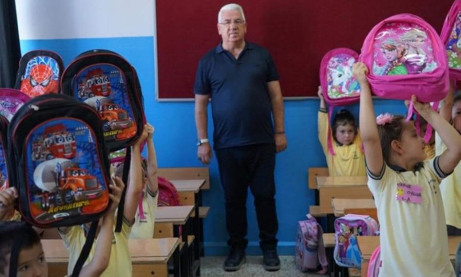 Ergene Belediyesinden Öğrencilere çanta ve kırtasiye malzemesi desteği