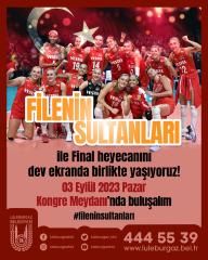 “Lüleburgazlılar Filenin Sultanları’nı dev ekranda izleyecek”