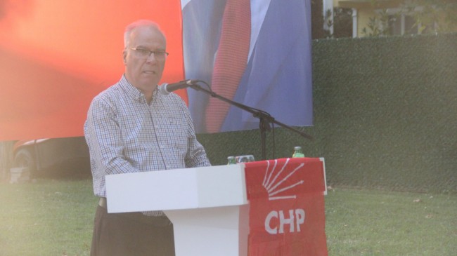 Babaeski de, CHP kuruluş yıldönümü kutlamalarına, Abdullah Hacın'ın konuşması damga vurdu,...