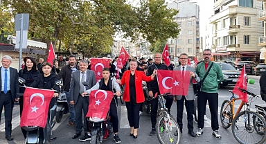 100 Öğrenciyle Bisiklet Turu...