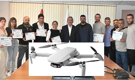17 GAZETECİYE DRONE EHLİYETİ
