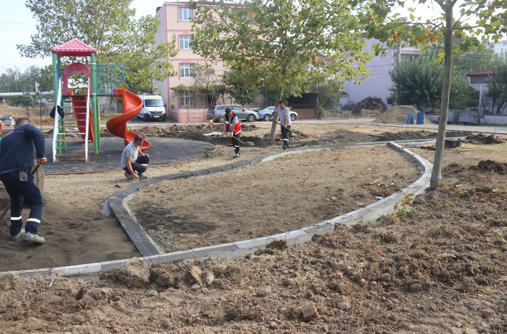 Yeni park inşaaları devam ediyor