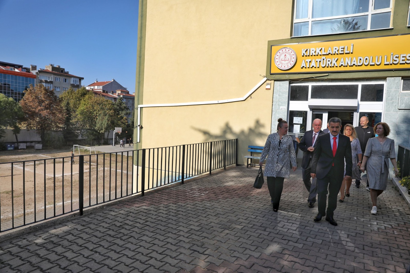 Atatürk Anadolu Lisesini Ziyaret Etti