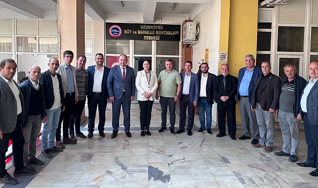 AK Parti Edirne İl Başkanı Belgin İba, Uzunköprü Köy ve Mahalle Muhtarlarıyla Buluştu