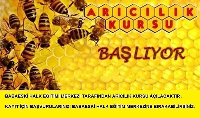 Arıcılık Kursu Duyurusu...