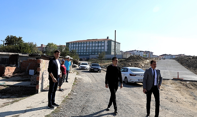 Başkan Akay çalışmaları yerinde inceledi