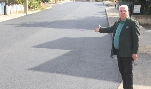 Cem Sultan Caddesi asfaltlanıyor...