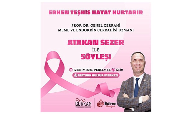 Edirneliler ile buluştu.