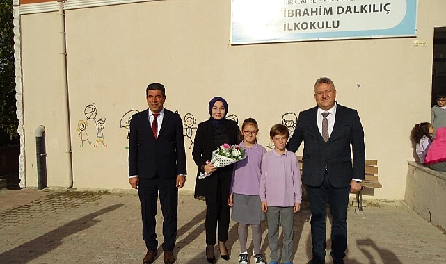 Kaymakam Çanakçıoğlu okulu ziyaret etti