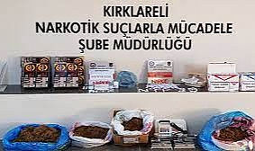 Kırklareli Narkotik Ekipleri, 3 Ayda 99 Uyuşturucu Olayına Müdahale Etti