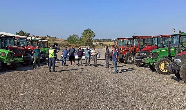 Mecidiye Köyünde Trafik Eğitimi