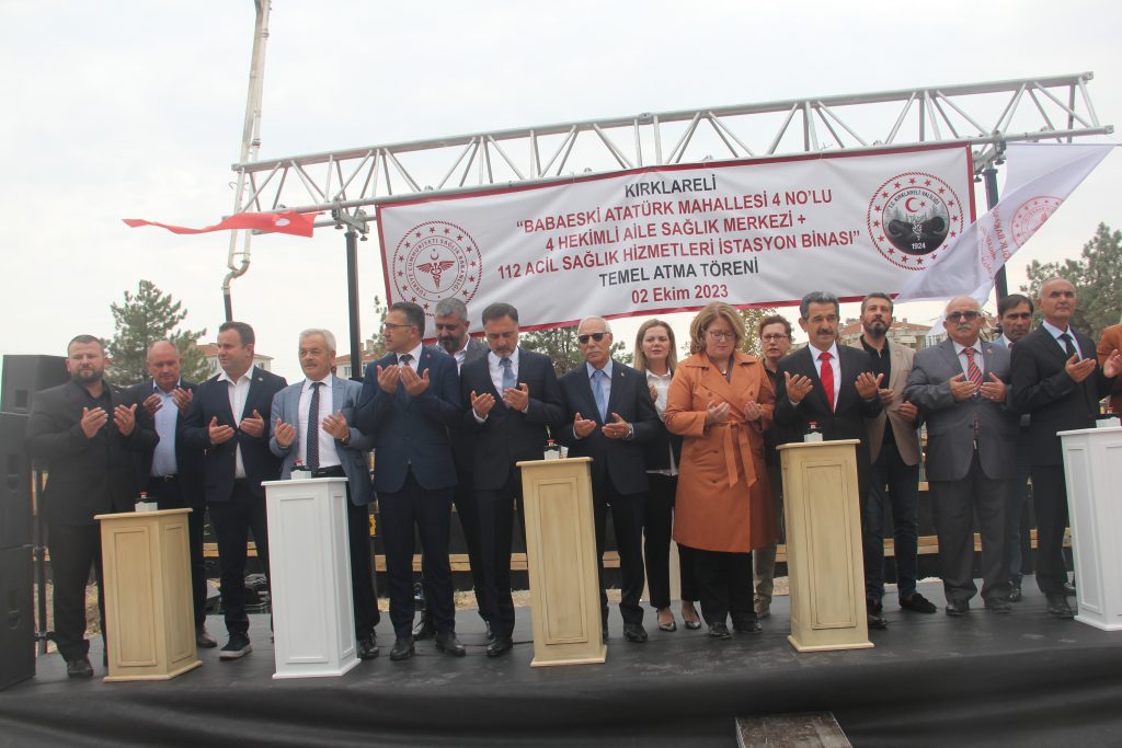 112 Acil Sağlık Binası’nın temel atma töreni yapıldı