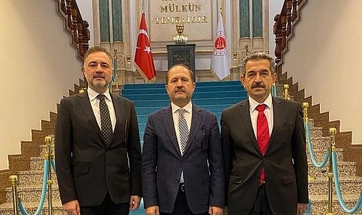 Milletvekili Sarıçam ve Vali Ekici, Adalet Bakan Yardımcısı Ramazan Can'ı Ziyaret Etti