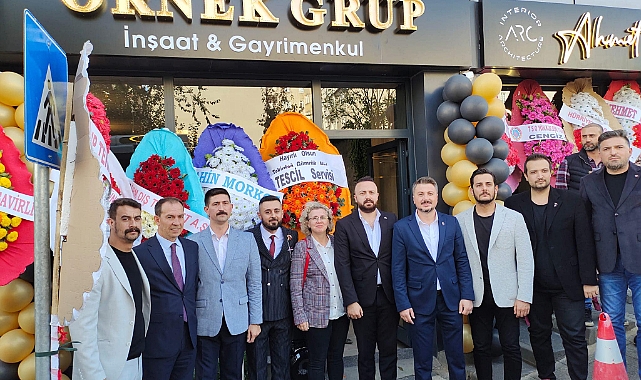 Sabri Çınar, ÖRNEK GRUP İnşaat &amp; Gayrimenkul İşyerinin Açılışına Katıldı