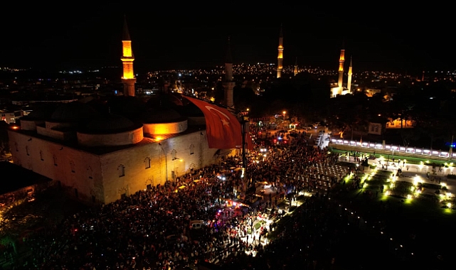 Tarihi Yürüyüşte 40 Bin Edirneli