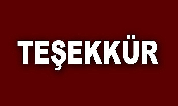 TEŞEKKÜR