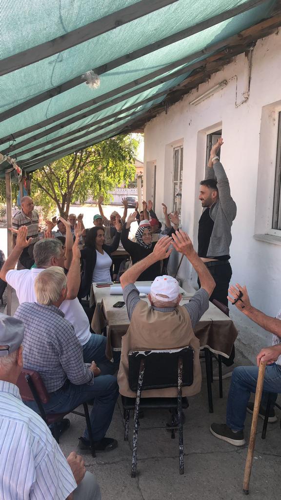 Çiğdemli köyünde fiziksel aktivitelerin nasıl yapılabileceği anlatıldı