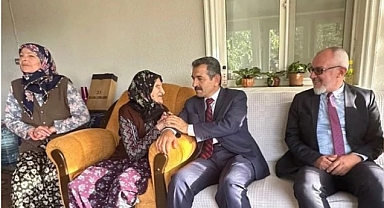 Yaşlı Vatandaşı Ziyaret Etti...