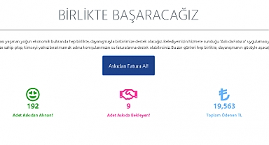 19 bin 563 TL değerinde fatura ödendi!