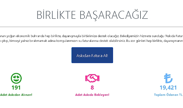 191 fatura askıdan alındı