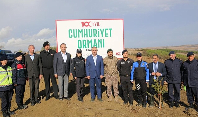 2023 adet fidan dikildi