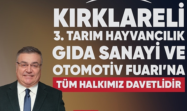 3. Tarım Fuarı bugün başlıyor!