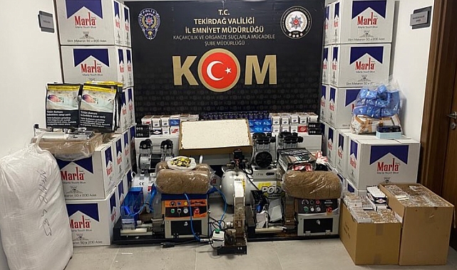 8 sigara imalathanesi deşifre edildi