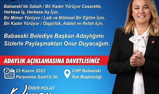 Aday Adaylığını Açıklıyor...