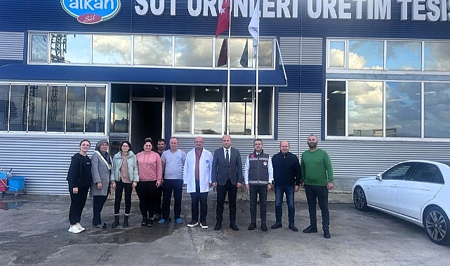 Alkan Süt Üretim Tesislerini Ziyaret Etti...