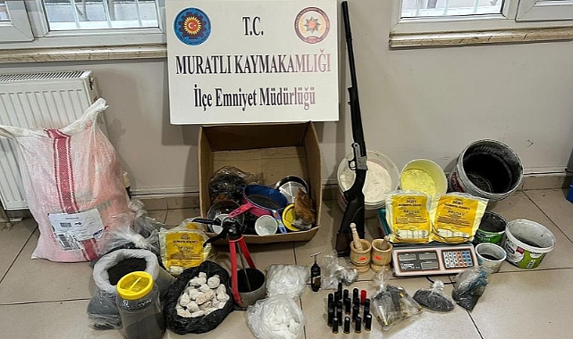 Barut satan şüpheliye operasyon