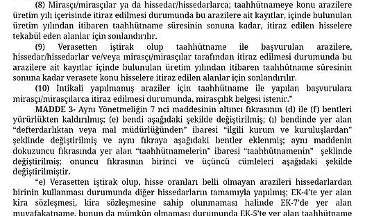 Çiftçilere Önemli Duyuru...