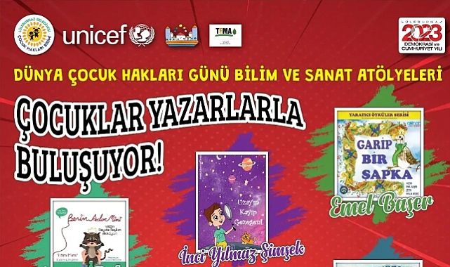 Çocuklar yazarlar ile buluşacak!