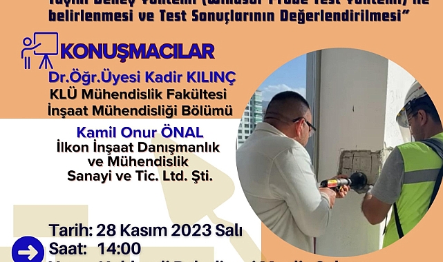 Değerlendirme semineri bugün