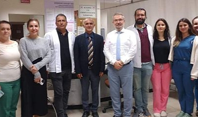 DEVLET HASTANESİ'Nİ ZİYARET ETTİ...