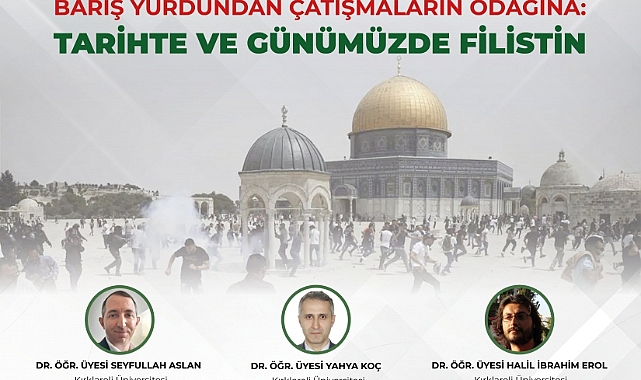 ‘Filistin’ konulu panel 13 Kasım’da