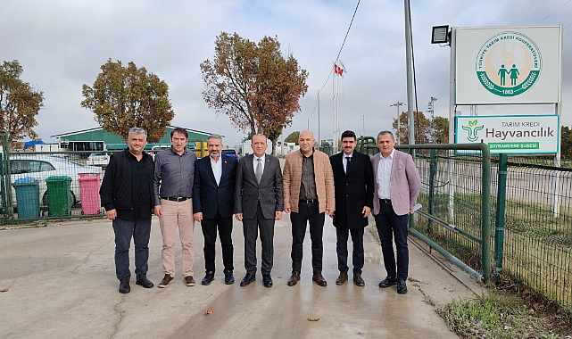 İl Tarım ve Orman Müdürü Gökhan Karaca, Tarım Kredi Hayvancılık Şubesini Ziyaret Etti